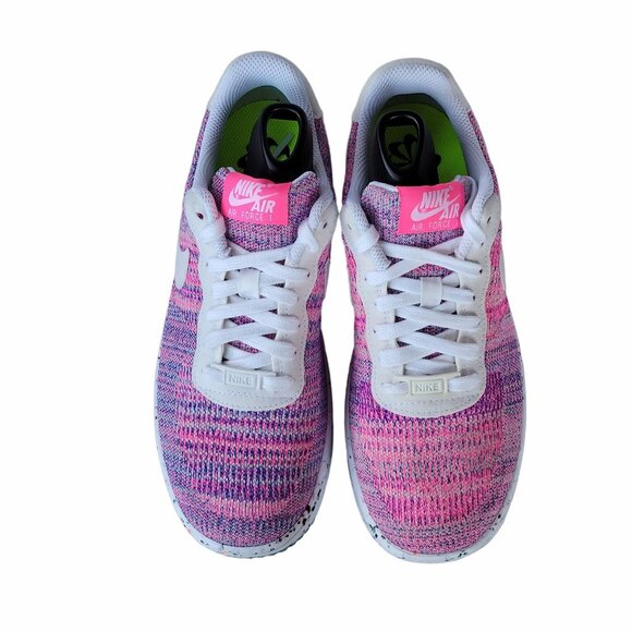 ⭐Nike AF 1 Crater Flyknit  Mens Shoes Fuchsia Glow 2020 Sz 6 Rare DC7273-500 New - Picture 5 of 11